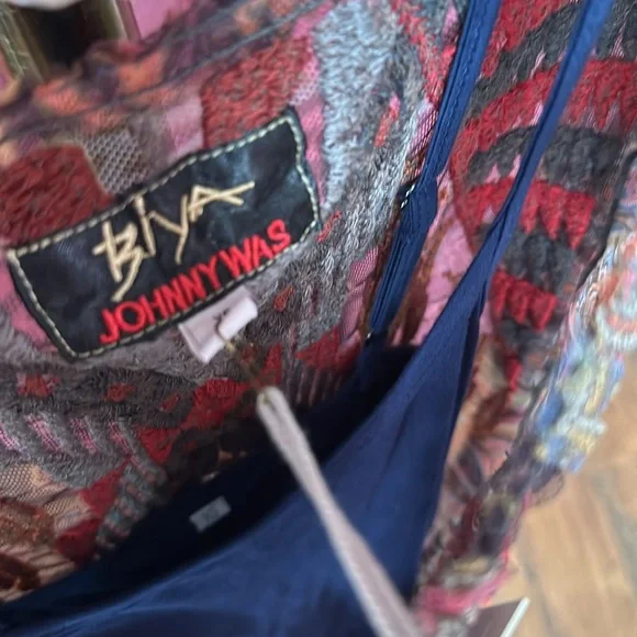 Johnny Was Diza Mesh dress NWOT XS